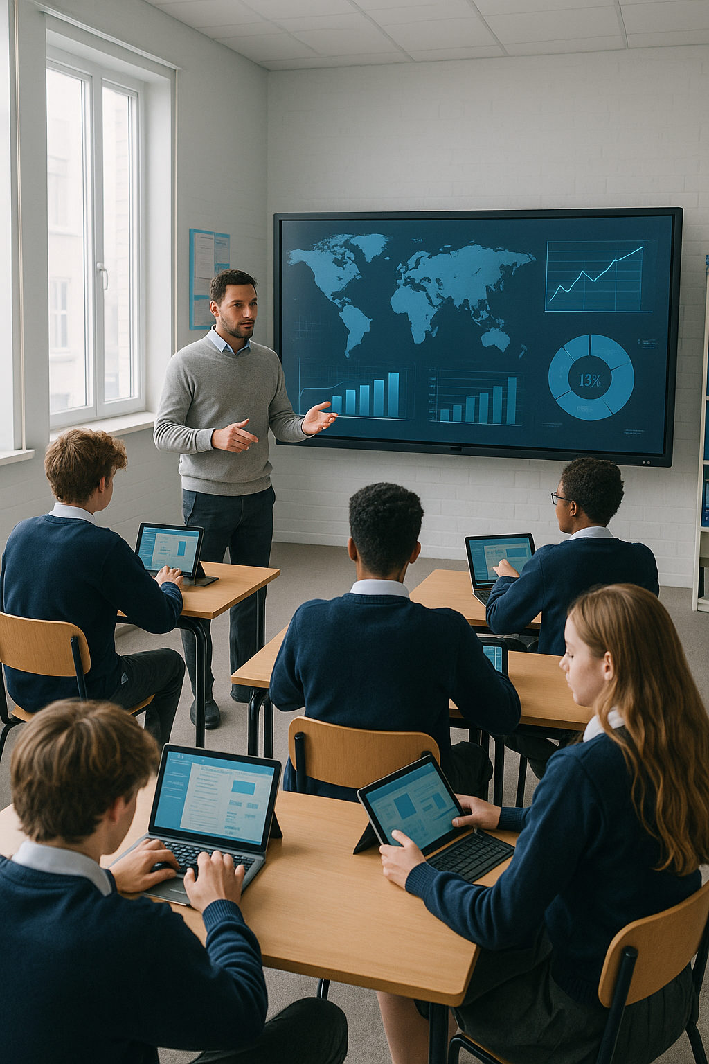 20250519 0953 modern edtech classroom simple compose 01jvkre5zafrabaqfwv7fk2cgf